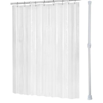 Telescopic Shower Rod Telescopic Rod Rod Shower White 30-50 cm & 180cmx180cm Plastic Peva Shower Curtain
Telescopic Shower Rod Telescopic Rod Rod Shower White 30-50 cm & 180cmx180cm Plastic Peva Shower Curtain