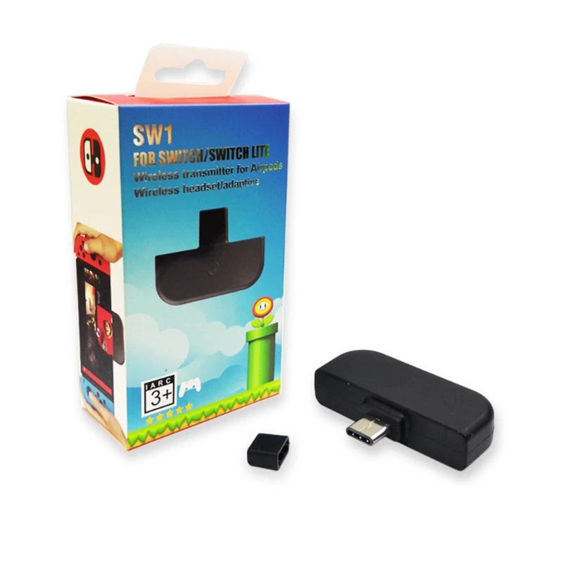 TYPE-C Bluetooth 5.0 Aud io Wireless Transmitter Adapter for Ninten do Switch PS4 PC
TYPE-C Bluetooth 5.0 Aud io Wireless Transmitter Adapter for Ninten do Switch PS4 PC