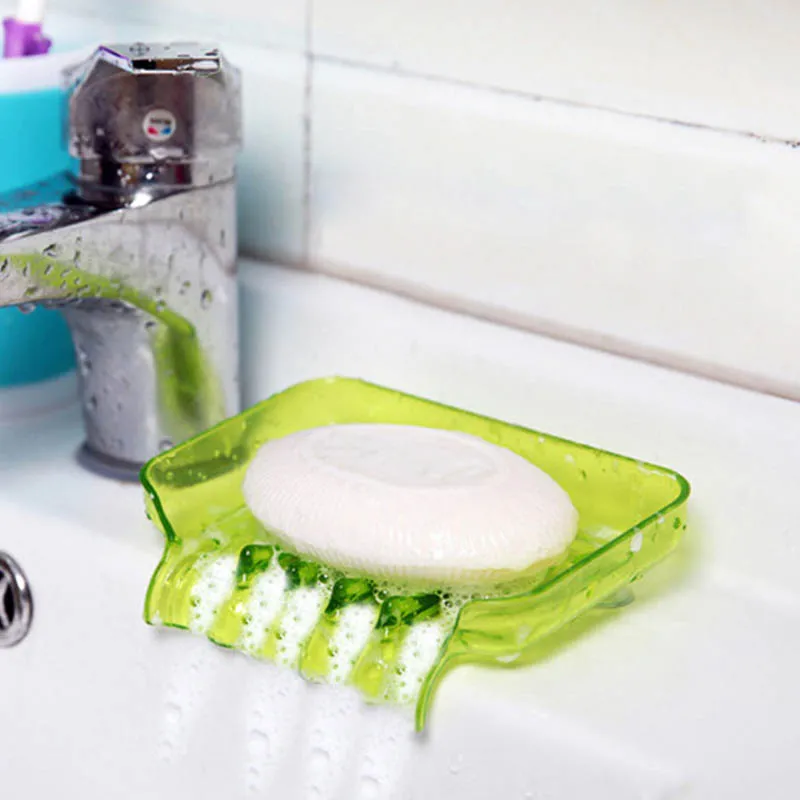 Kitchen Bathroom Sponge Drain Plastic Soap Box Waterfall Shape Free Punching Suction Cup Bathroom Soap rack Household Items
Kitchen Bathroom Sponge Drain Plastic Soap Box Waterfall Shape Free Punching Suction Cup Bathroom Soap rack Household Items