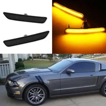 2Pcs Front Side Marker Lamps Amber LED Light For Ford Mustang Front Bumper 10-14
2Pcs Front Side Marker Lamps Amber LED Light For Ford Mustang Front Bumper 10-14