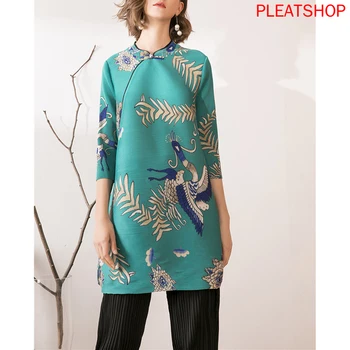 Miyake Pleated Early Spring Slimming Clothes Women 's Chinese -style Cheongsam Improved Version Dress qipao qipao dress
Miyake Pleated Early Spring Slimming Clothes Women 's Chinese -style Cheongsam Improved Version Dress qipao qipao dress