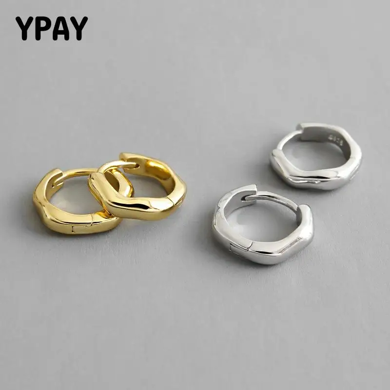 YPAY 100% Genuine 925 Sterling Silver Hoop Earrings for Women Korea INS Simple Irregular Wave Earring Fine Jewelry Gift YME617
YPAY 100% Genuine 925 Sterling Silver Hoop Earrings for Women Korea INS Simple Irregular Wave Earring Fine Jewelry Gift YME617