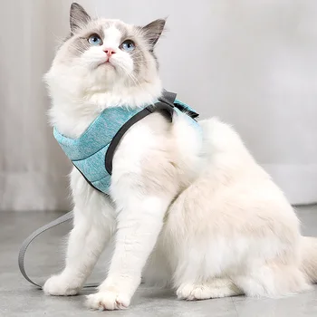 Cat Harness and Leash Set Light Weight Cat and Dog Harness Comfortable Anti-Escape Running Cushioning for Puppy Kitten Rabbit
Cat Harness and Leash Set Light Weight Cat and Dog Harness Comfortable Anti-Escape Running Cushioning for Puppy Kitten Rabbit