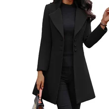 Fashion Women Slim Fit Turn-Down Collar Coats Long Sleeve Overcoats Pocket Vintage Jackets Button Solid Casual Elegant Outwear
Fashion Women Slim Fit Turn-Down Collar Coats Long Sleeve Overcoats Pocket Vintage Jackets Button Solid Casual Elegant Outwear
