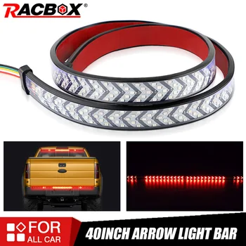 Racbox 100cm Turn Signal Lamp Car LED Pickup Arrow Red LED Flowing Yellow Scanning Brake LED Light Bar Reverse Tail Light Strip
Racbox 100cm Turn Signal Lamp Car LED Pickup Arrow Red LED Flowing Yellow Scanning Brake LED Light Bar Reverse Tail Light Strip