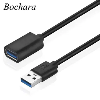 Bochara USB3.0 Extension Cable Male to Female Shielded 9+1 Cores 24+28AWG 90degree Angle
Bochara USB3.0 Extension Cable Male to Female Shielded 9+1 Cores 24+28AWG 90degree Angle