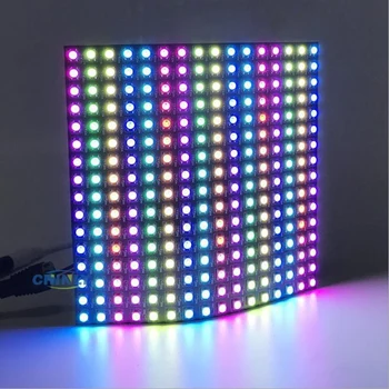 1 pcs/lot DC5V 16x16 Pixel WS2812B LED Digital Flexible Individually addressable Panel light H3-007
1 pcs/lot DC5V 16x16 Pixel WS2812B LED Digital Flexible Individually addressable Panel light H3-007