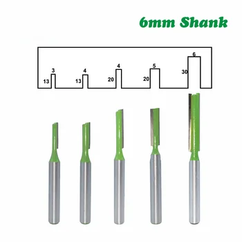 5Pcs 6mm Shank Single Double Flute Straight Router Bit For Woodworking Anti Kickback 6MM Shaft C3 Micro-Grain Tungsten Carbide
5Pcs 6mm Shank Single Double Flute Straight Router Bit For Woodworking Anti Kickback 6MM Shaft C3 Micro-Grain Tungsten Carbide