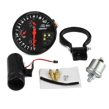 5" / 127mm 4 IN 1 RPM / Tachometer Electrical Oil Pressure Gauge Oil Temperature Gauge Water Temperature Gauge
5" / 127mm 4 IN 1 RPM / Tachometer Electrical Oil Pressure Gauge Oil Temperature Gauge Water Temperature Gauge