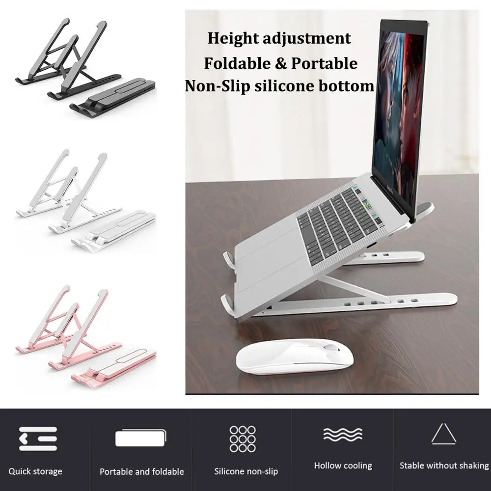 3 Colors Portable Foldable Laptop Stand Adjustable Notebook Tablet Computer Support Base PC Pad Lapdesk Holder Cooling Bracket
3 Colors Portable Foldable Laptop Stand Adjustable Notebook Tablet Computer Support Base PC Pad Lapdesk Holder Cooling Bracket