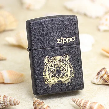 Genuine Zippo oil lighter copper windproof Frosted Tiger head cigarette Kerosene lighters Gift With anti-counterfeiting code
Genuine Zippo oil lighter copper windproof Frosted Tiger head cigarette Kerosene lighters Gift With anti-counterfeiting code
