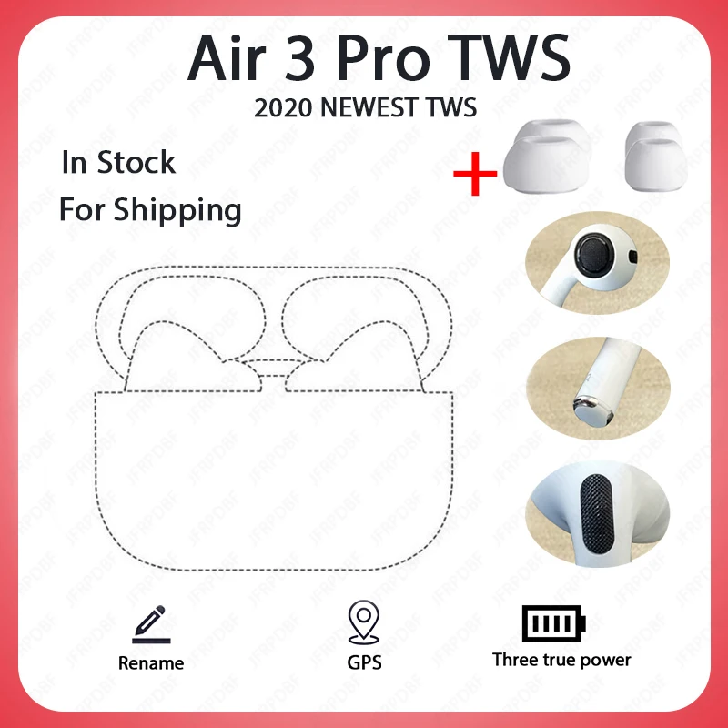 Airpodding Pro 3 TWS Headphones Wireless Bluetooth Earphone with Charging Box Handsfree Stereo Sports Earbuds Headset PK i7s i9s
Airpodding Pro 3 TWS Headphones Wireless Bluetooth Earphone with Charging Box Handsfree Stereo Sports Earbuds Headset PK i7s i9s