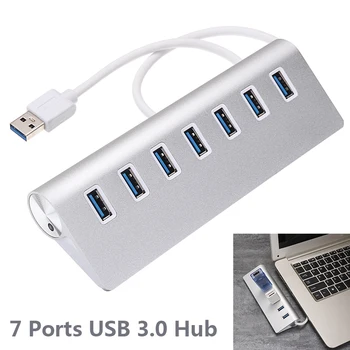 Pohiks 1pc USB 3.0 HUB 7 Ports USB HUB Splitter High Speed 5Gbps USB Splitters USB Hab 3.0 HUB For Laptop PC Accessories
Pohiks 1pc USB 3.0 HUB 7 Ports USB HUB Splitter High Speed 5Gbps USB Splitters USB Hab 3.0 HUB For Laptop PC Accessories