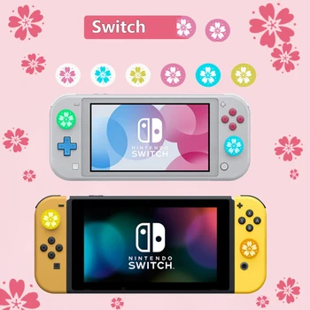 Cute Cherry Blossoms Thumb Grip Caps Silicone Rocker Caps JoyCon Joystick Cover Shell 3D Flower Button Cap For Nintendo Switch
Cute Cherry Blossoms Thumb Grip Caps Silicone Rocker Caps JoyCon Joystick Cover Shell 3D Flower Button Cap For Nintendo Switch