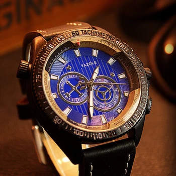 Yazole Sports Men Watches Quartz Military Men's Watch Leather Outdoor Mens Hight Quality watch Reloj Hombre relogio masculino
Yazole Sports Men Watches Quartz Military Men's Watch Leather Outdoor Mens Hight Quality watch Reloj Hombre relogio masculino