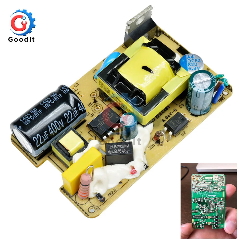 AC-DC Switching Power Supply Module 100-240V To 5V 2.5A DC Voltage Regulator Bare Board Repair 2500MA SMPS 110V 220V
AC-DC Switching Power Supply Module 100-240V To 5V 2.5A DC Voltage Regulator Bare Board Repair 2500MA SMPS 110V 220V