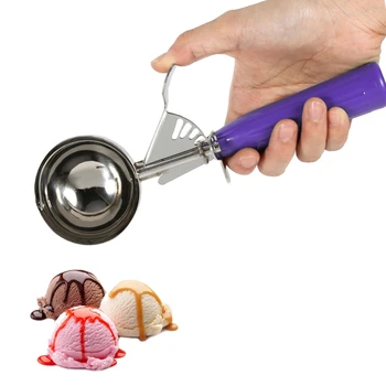 Thickened Stainless Steel Ice Cream Scoop Non-stick Ice Cream Ball Spoon Digging Fruit Scoop With Plastic Handle Cook Tools NEW
Thickened Stainless Steel Ice Cream Scoop Non-stick Ice Cream Ball Spoon Digging Fruit Scoop With Plastic Handle Cook Tools NEW