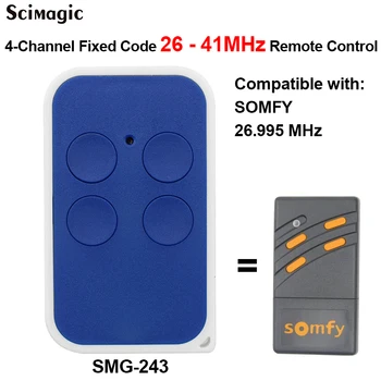 SOMFY 26.995MHz Remote Control Replacement Clone Fob 26.995 MHz hand transmitter command New
SOMFY 26.995MHz Remote Control Replacement Clone Fob 26.995 MHz hand transmitter command New