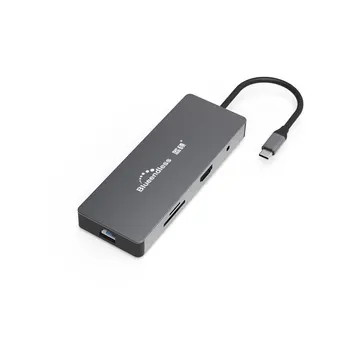 Type-C Expansion Dock Nine-In-One Hdmi / Network Card / Pd / Card Reader Multi-Function Expansion Usb Hub
Type-C Expansion Dock Nine-In-One Hdmi / Network Card / Pd / Card Reader Multi-Function Expansion Usb Hub