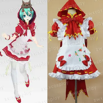 Free Shipping Vocaloid Miku PROJECT DIVA2 little Red Riding Hood Cosplay Costume
Free Shipping Vocaloid Miku PROJECT DIVA2 little Red Riding Hood Cosplay Costume