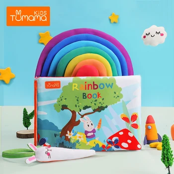 Baby TUMAMA Book Colorful 3D Soft Early Educational Cloth Books Learning Number English Letter Rainbow Book Kid Rattle Toy
Baby TUMAMA Book Colorful 3D Soft Early Educational Cloth Books Learning Number English Letter Rainbow Book Kid Rattle Toy