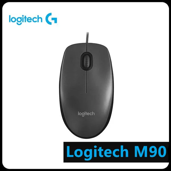 

Logitech M90 USB Wired Mouse Ergonomic Plug and Play Optical Gaming Office Mouse Mice For Laptop Desktop PC Computer Home Office