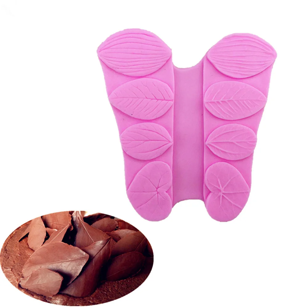 Texture leaves Decoration Liquid Silicone Cake Mold DIY Baking Tool Fondant Chocolate Dessert Decorating Tools
Texture leaves Decoration Liquid Silicone Cake Mold DIY Baking Tool Fondant Chocolate Dessert Decorating Tools