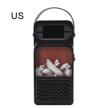 Small Household Flame Heater 110v Desktop Hot Air Blower Creative Leafless Electric Heating Hot Wind Heater 800w 110v US UK Plug
Small Household Flame Heater 110v Desktop Hot Air Blower Creative Leafless Electric Heating Hot Wind Heater 800w 110v US UK Plug