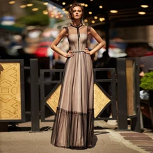 Elegant Black Tulle Evening Dress For Woman Sleeveless High Neck Floor Length Formal Party Gown Simple Robe De Soriee 2021
Elegant Black Tulle Evening Dress For Woman Sleeveless High Neck Floor Length Formal Party Gown Simple Robe De Soriee 2021