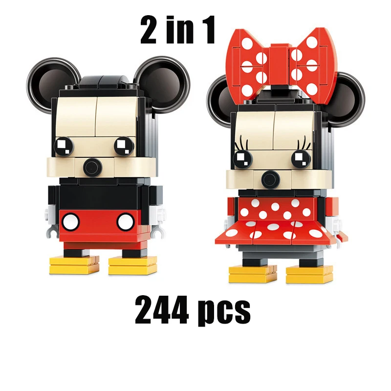 2020 New Disney Cartoon Character Mickey Minnie 2-in-1 Model Building Block Set Children's Toys Children's Christmas Gifts
2020 New Disney Cartoon Character Mickey Minnie 2-in-1 Model Building Block Set Children's Toys Children's Christmas Gifts