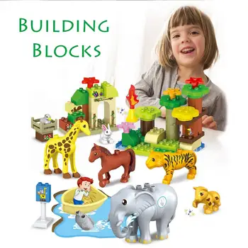 51PCS Animal Building Blocks Toy Set Elephant Touch-sensitive Music Animal Toys Compatible For Lego Animal Building Blocks
51PCS Animal Building Blocks Toy Set Elephant Touch-sensitive Music Animal Toys Compatible For Lego Animal Building Blocks