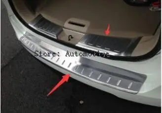 2014 2015 2016 для Nissan Rogue X-TRAIL Накладка задней загрузки защита Бампера нержавеющая