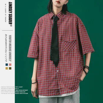 Lindsey Seader Front Pocket Hawaii Office Plaid Shirts Men 2020 Summer Tropical Shirts Striped Shirts for Men Short Sleeve Top
Lindsey Seader Front Pocket Hawaii Office Plaid Shirts Men 2020 Summer Tropical Shirts Striped Shirts for Men Short Sleeve Top