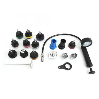 18Pcs Universal Car Water Tank Leak Tester Cooling System Tester Tool Kit Auto Diagnostic Tool
18Pcs Universal Car Water Tank Leak Tester Cooling System Tester Tool Kit Auto Diagnostic Tool
