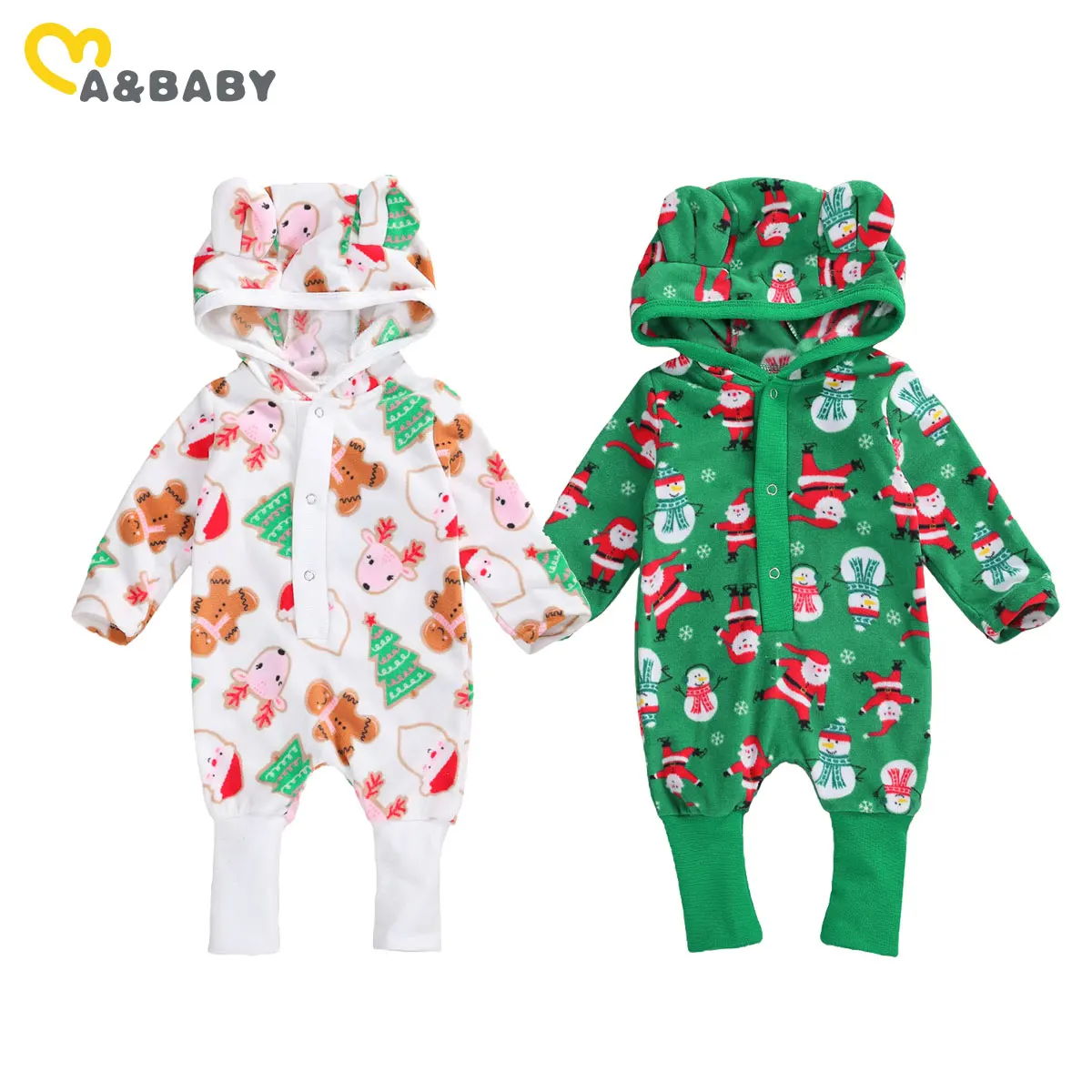 Ma&Baby 0-18M Christmas Baby Boy Girl Romper Newborn Infant Baby Warm Long Sleeve Hooded Jumpsuit Snowman Santa Xmas Clothes
Ma&Baby 0-18M Christmas Baby Boy Girl Romper Newborn Infant Baby Warm Long Sleeve Hooded Jumpsuit Snowman Santa Xmas Clothes