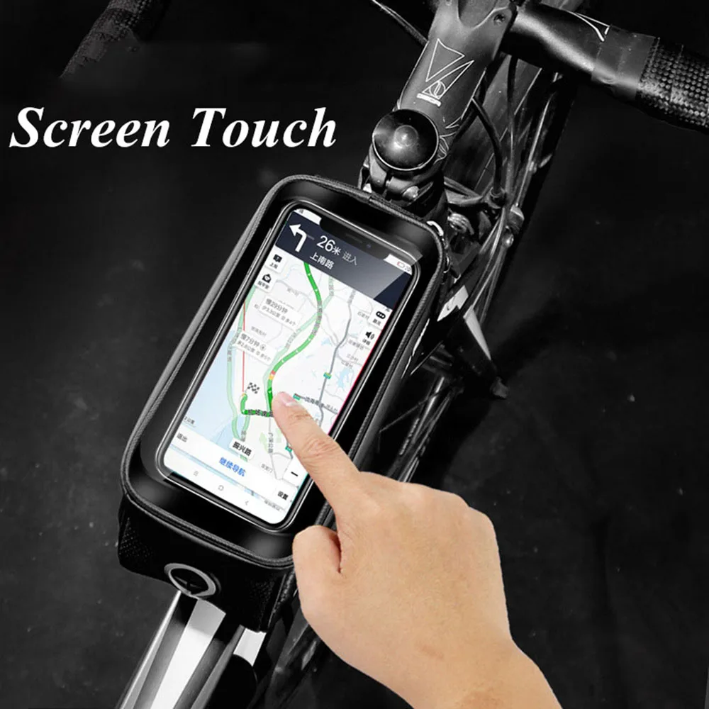 Torba rowerowa WILDMAN na telefon z ekranem dotykowym i wodoodporną przednią ramą - Wianko - 35
