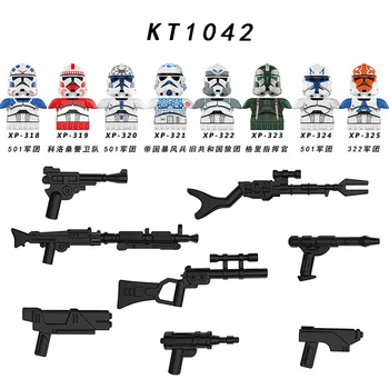 8PCS/SET StarW Gree Rex 501 Wolfpack Clone Storm Trooper 322 Coruscant Figure Building Block Model Toys for children KT1042
8PCS/SET StarW Gree Rex 501 Wolfpack Clone Storm Trooper 322 Coruscant Figure Building Block Model Toys for children KT1042
