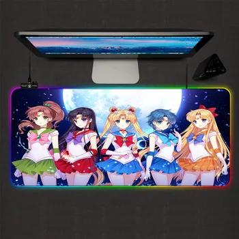 ZSUXTC Animation Mouse Pad Sailor Moon RGB Large Mouse Pad Backlit LED Color Light Computer Keyboard Desk Mouse Pad Gaming Desk
ZSUXTC Animation Mouse Pad Sailor Moon RGB Large Mouse Pad Backlit LED Color Light Computer Keyboard Desk Mouse Pad Gaming Desk