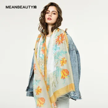 New European and American foreign trade fashion small chrysanthemum print Daisy pattern lady Bali yarn scarf sunscreen Scarf
New European and American foreign trade fashion small chrysanthemum print Daisy pattern lady Bali yarn scarf sunscreen Scarf