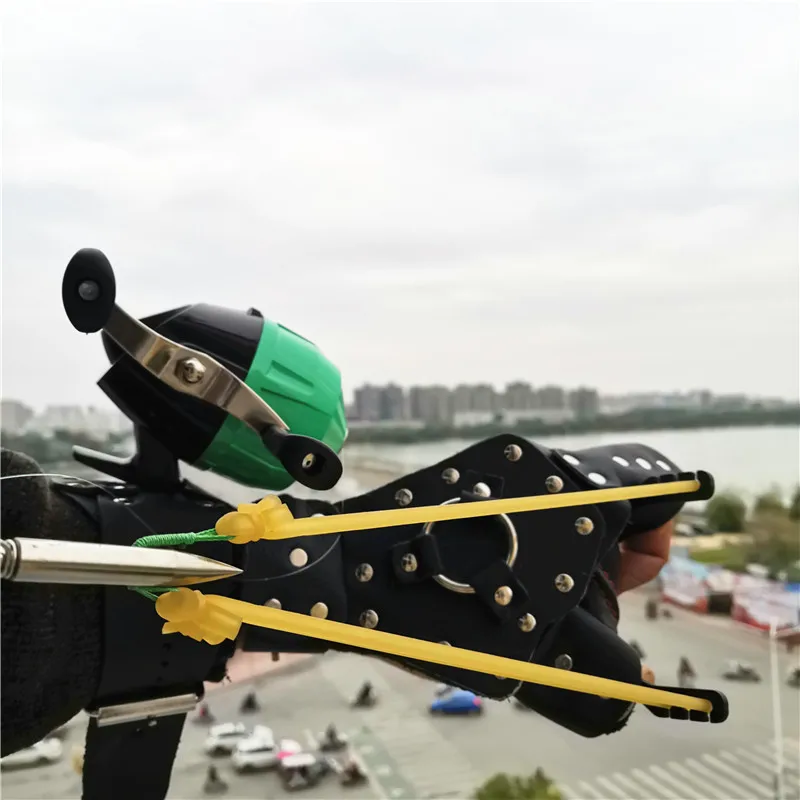 High Precision Accurate Titanium Steel Slingshot Fishing Hunting Set Fish Shooting Arrow Catapult Outdoor Sling Shot for Outdoor
High Precision Accurate Titanium Steel Slingshot Fishing Hunting Set Fish Shooting Arrow Catapult Outdoor Sling Shot for Outdoor