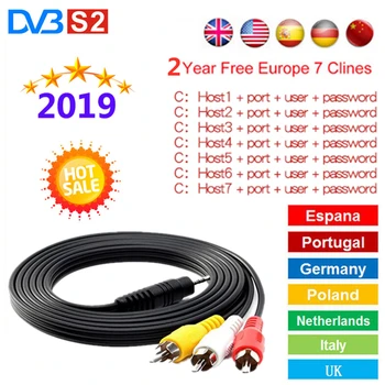 7Clines Cccam europe for 1 Years dvb s2 in Satellite TV receiver for Spain/French/Germany for DVB S2 V7S,V8 NOVA,V9 set top box
7Clines Cccam europe for 1 Years dvb s2 in Satellite TV receiver for Spain/French/Germany for DVB S2 V7S,V8 NOVA,V9 set top box