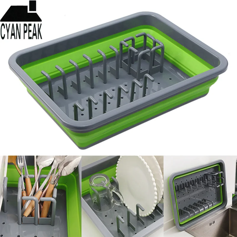 Folding Dish Rack Kitchen Storage Holder Dish Drainer Tableware Drying Rack Kitchen Sink Bowl Drainer Shelf Home Organizer 
Folding Dish Rack Kitchen Storage Holder Dish Drainer Tableware Drying Rack Kitchen Sink Bowl Drainer Shelf Home Organizer