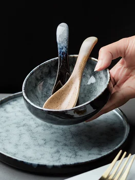 Ceramic Spoon Japanese Style Household Stir Spoon Soup Spoon Kitchen Tableware Dessert Spoon Utensils Mixing Spoon 3PCS ZL360
Ceramic Spoon Japanese Style Household Stir Spoon Soup Spoon Kitchen Tableware Dessert Spoon Utensils Mixing Spoon 3PCS ZL360