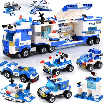 Newest 762+PCS City Police Series Blocks SWAT 8 IN 1 City Police Truck Building Blocks DIY Bricks Building Toy For Children
Newest 762+PCS City Police Series Blocks SWAT 8 IN 1 City Police Truck Building Blocks DIY Bricks Building Toy For Children
