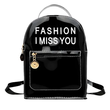 25# Fashion Transparent Women Backpack Clear Ladies' Rucksack Teenager Girl School Bags Holographic Mini Female Casual Daypack 
25# Fashion Transparent Women Backpack Clear Ladies' Rucksack Teenager Girl School Bags Holographic Mini Female Casual Daypack