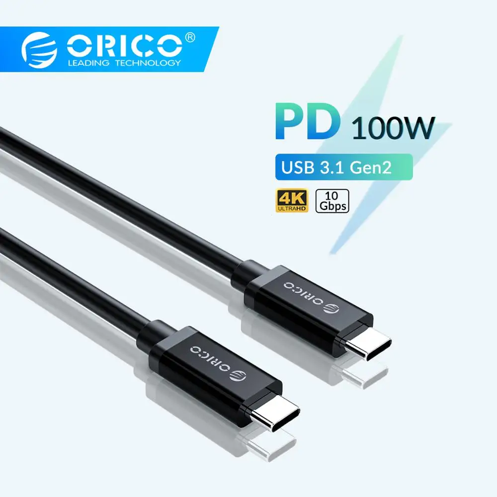 Кабель ORICO 10 Гбит/с USB 3 1 type C to для MacBook Pro быстрая зарядка кабель быстрой зарядки