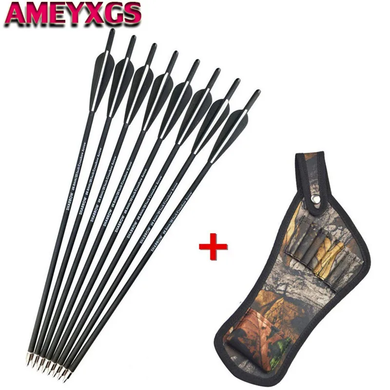8pcs Crossbow Bolts 20" 22" Carbon Arrows Crossbow Arrow Bolt With Arrow Quiver For Outdoor Hunting Shooting Archery Accessories
8pcs Crossbow Bolts 20" 22" Carbon Arrows Crossbow Arrow Bolt With Arrow Quiver For Outdoor Hunting Shooting Archery Accessories