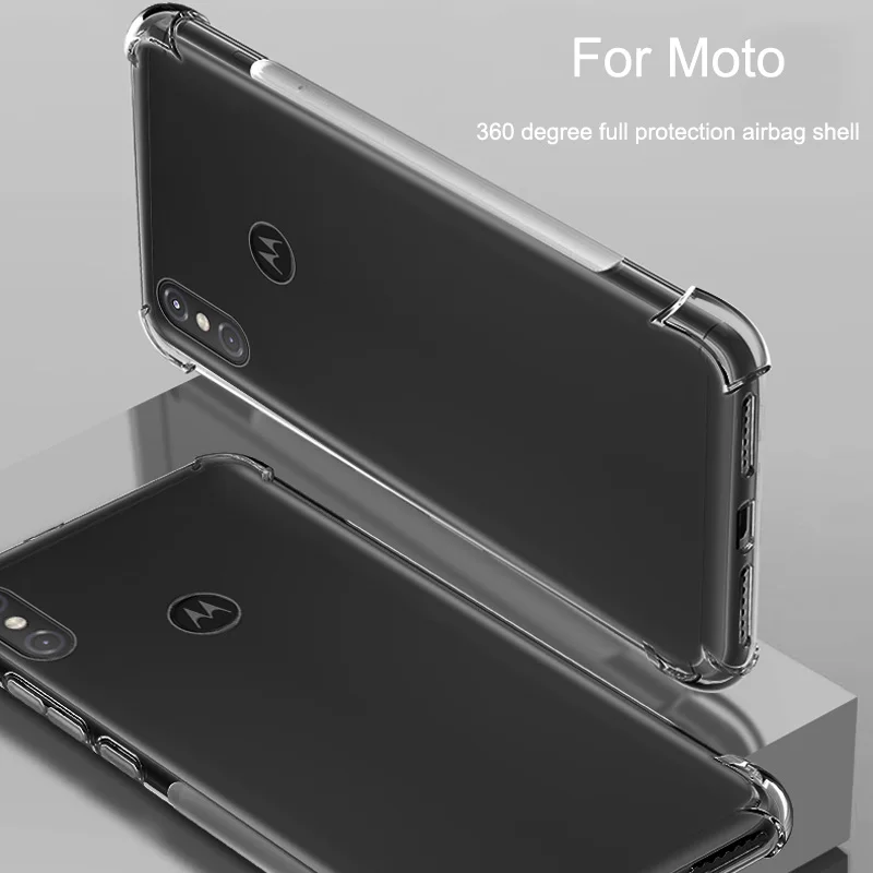 Transparent Soft Silicone 360 Full Protection Case for Moto One Pro P40 Play Power 2 P50 Vision Thicken Shockproof Case Cover
Transparent Soft Silicone 360 Full Protection Case for Moto One Pro P40 Play Power 2 P50 Vision Thicken Shockproof Case Cover