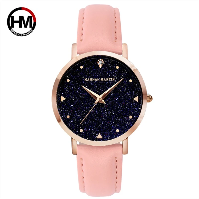 Hannah Martin Women's Watch New 2020 Fashion Elegant Pink Leather Strap Unique Casual Quartz Waterproof Wristwatch Dress Watch
Hannah Martin Women's Watch New 2020 Fashion Elegant Pink Leather Strap Unique Casual Quartz Waterproof Wristwatch Dress Watch