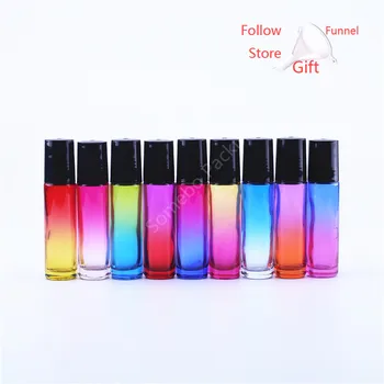 360pcs/lot 10ML Gradient Color Thick Glass Roll On Essential Oil Empty Parfum Bottles with Roller Ball Travel Use
360pcs/lot 10ML Gradient Color Thick Glass Roll On Essential Oil Empty Parfum Bottles with Roller Ball Travel Use